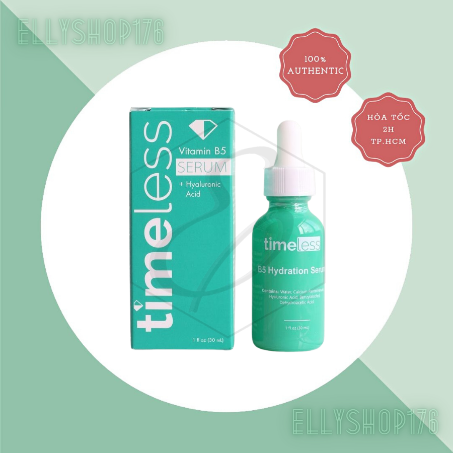 Tinh Chất Làm Dịu, Phục Hồi Da Timeless Vitamin B5 Serum 30ml
